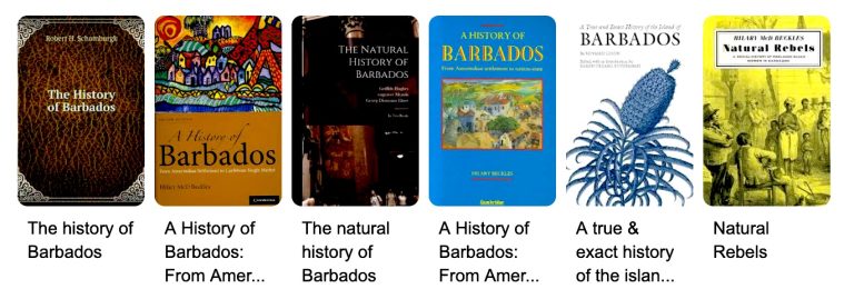 Barbados books compared to the story of rogues