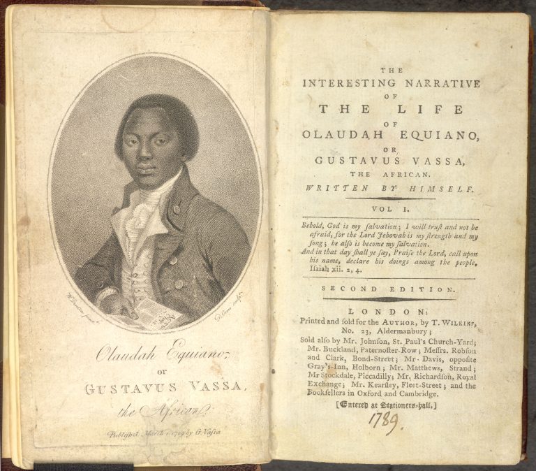 Olaudah - The first slave to write a memoir mentions